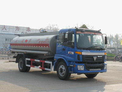 北汽福田單橋平頭化工液體運(yùn)輸車(chē)
