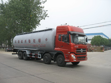 東風(fēng)天龍后雙橋粉粒物料運(yùn)輸車(chē)